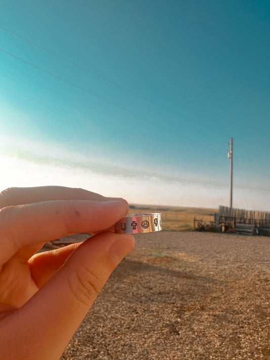Custom Hand Stamped Ring